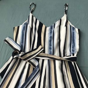 Striped Jumpsuit